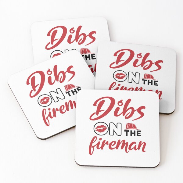 Item preview, Dibs on the Fireman Firefighter Wife Girlfriend designed and sold by jaygo.