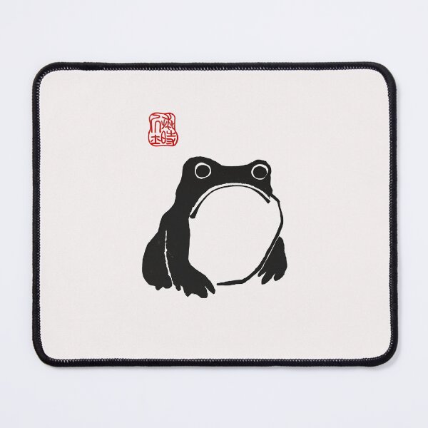 Item preview, 5 Matsumoto Hoji Woodblock Print Grumpy Frog Toad designed and sold by PauletteMartin.