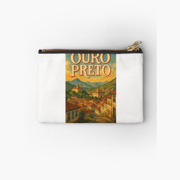 Item preview, Ouro Preto Brazil Colonial Town and Church View designed and sold by Places On Earth.