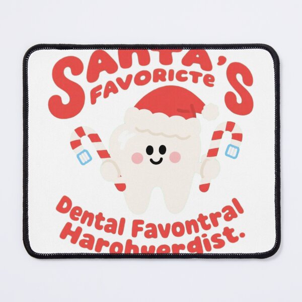 Item preview, Santa’s Favorite Dental Hygienist Funny Christmas T-Shirt designed and sold by Muzgle.