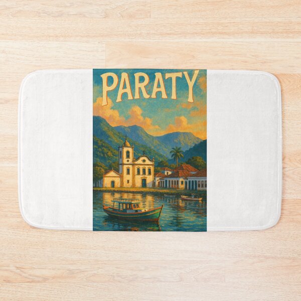 Item preview, Paraty Brazil Church View on the Bay designed and sold by Places On Earth.
