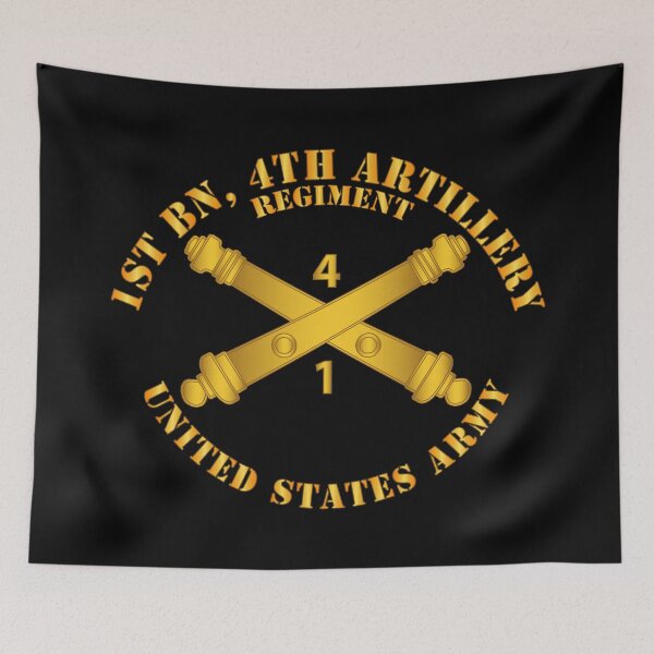 Item preview, Army - 1st Bn 4th Field Artillery Regt - w Arty Branch designed and sold by Military Insignia Products.