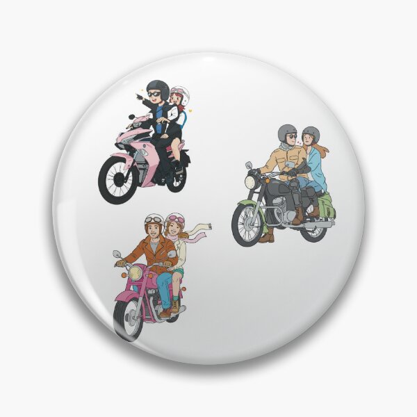 Item preview, Couple on Motorbike Trip (Phượt) Bundle designed and sold by RosalinesEyes.