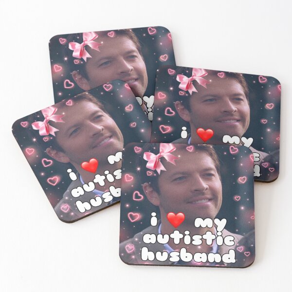 Item preview, I ❤️ My Autistic Husband Castiel Edit designed and sold by w3mb13r.