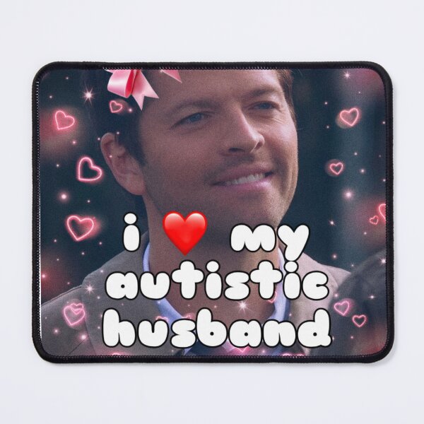 Item preview, I ❤️ My Autistic Husband Castiel Edit designed and sold by w3mb13r.