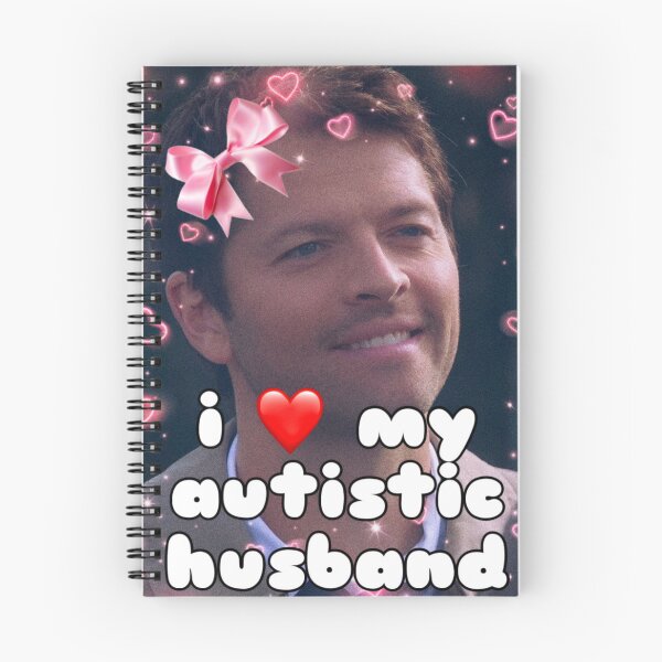 Item preview, I ❤️ My Autistic Husband Castiel Edit designed and sold by w3mb13r.