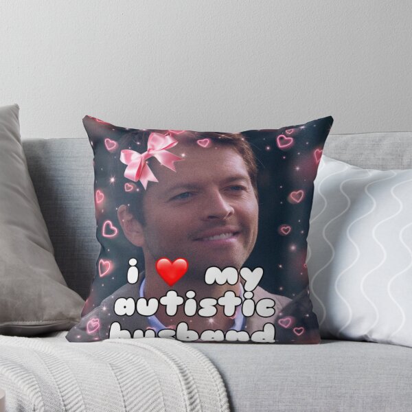 Item preview, I ❤️ My Autistic Husband Castiel Edit designed and sold by w3mb13r.