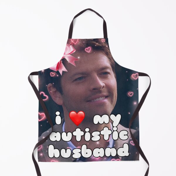 Item preview, I ❤️ My Autistic Husband Castiel Edit designed and sold by w3mb13r.