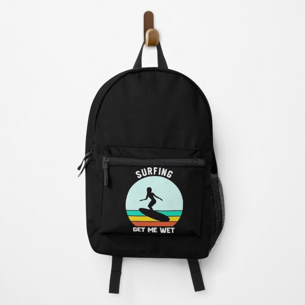 Item preview, Surfing Gets me Wet Funny Surfboard Surfing Surfboarder Wave Surfer designed and sold by HenrikHedlund.