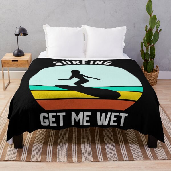 Item preview, Surfing Gets me Wet Funny Surfboard Surfing Surfboarder Wave Surfer designed and sold by HenrikHedlund.