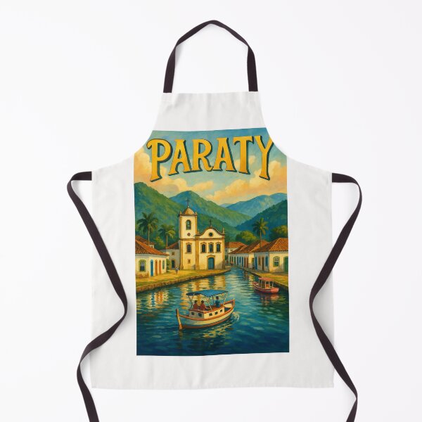 Item preview, Paraty Brazil Canal and Colonial Church View designed and sold by Places On Earth.