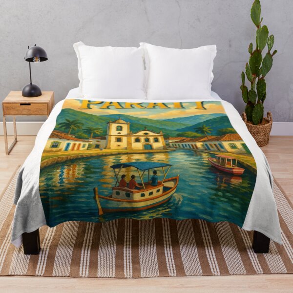 Item preview, Paraty Brazil Canal and Colonial Church View designed and sold by Places On Earth.
