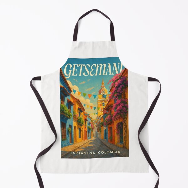 Item preview, Getsemaní Cartagena Colombia Colorful Colonial Street designed and sold by Places On Earth.