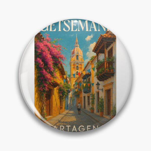 Item preview, Getsemaní Cartagena Colombia Colonial Dome Street designed and sold by Places On Earth.