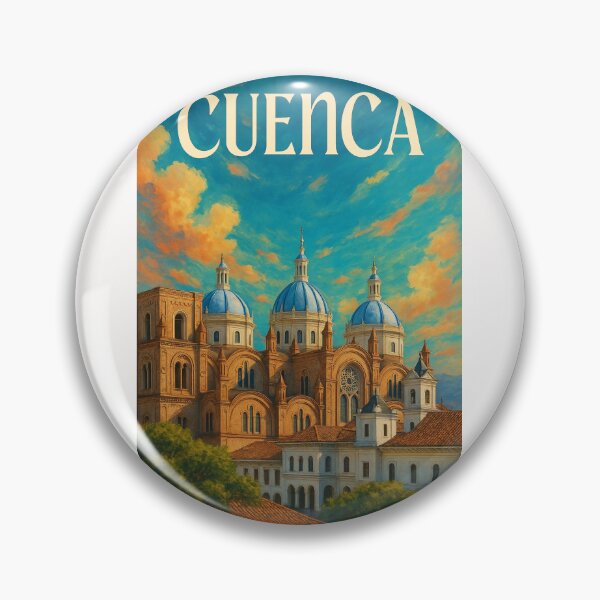 Item preview, Cuenca Ecuador Cathedral and Mountain View designed and sold by Places On Earth.