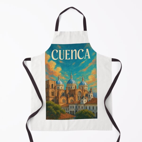 Item preview, Cuenca Ecuador Cathedral and Mountain View designed and sold by Places On Earth.