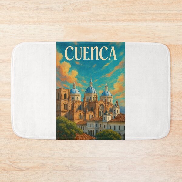 Item preview, Cuenca Ecuador Cathedral and Mountain View designed and sold by Places On Earth.