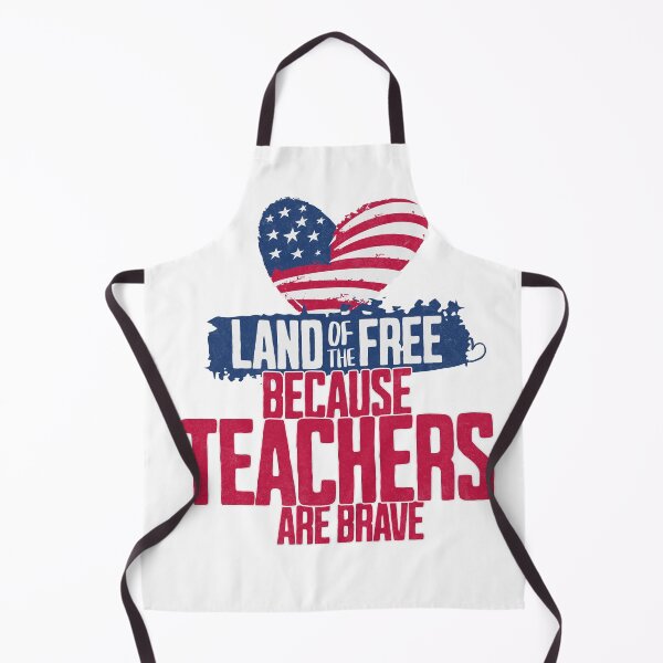 Item preview, Land of the Free Because Teachers Are Brave designed and sold by FIRGO Designs.