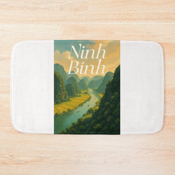 Item preview, Ninh Bình Vietnam Rice Fields and River View designed and sold by Places On Earth.