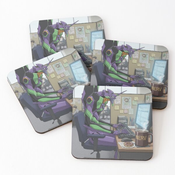 Item preview, Eva 01 office day designed and sold by Oddloop42.