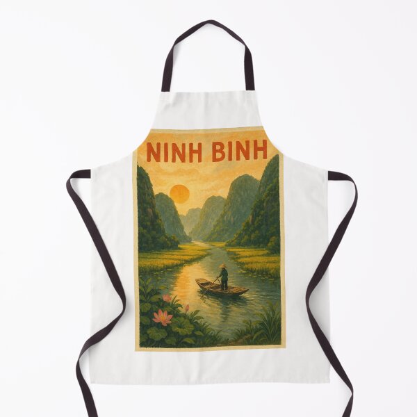 Item preview, Ninh Bình Vietnam Lotus and Sunset View designed and sold by Places On Earth.