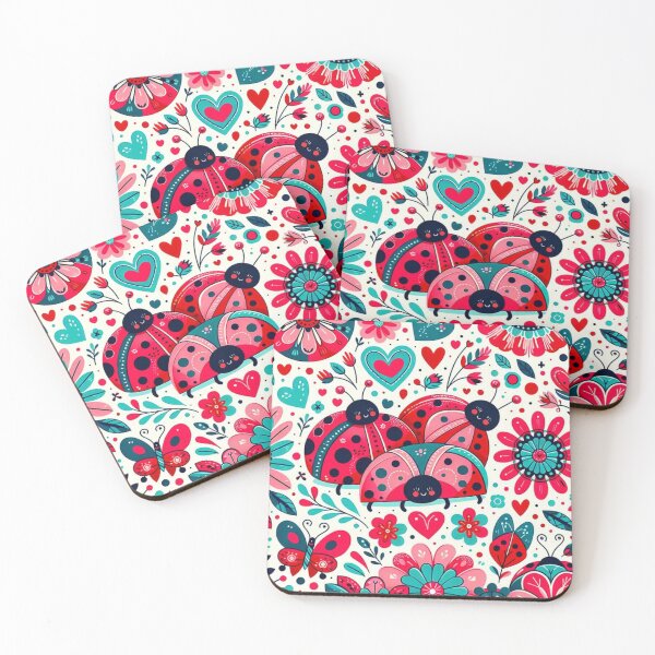 Item preview, Whimsical Ladybugs and Blossoms Delight designed and sold by purplesensation.