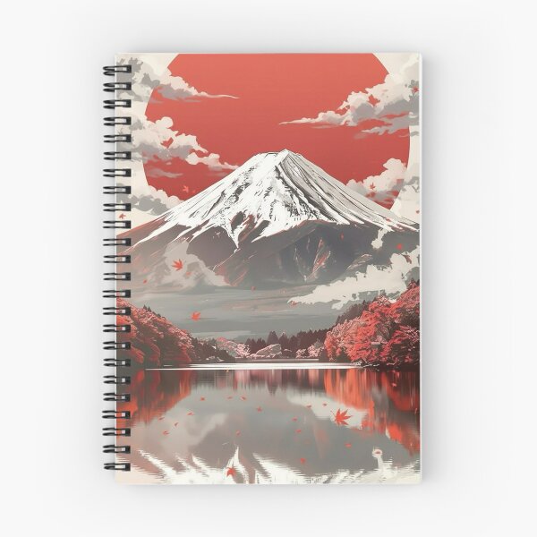 Artikelvorschau, Mt. Fuji mit Flagge im Himmel entworfen und verkauft von Oddloop42.
