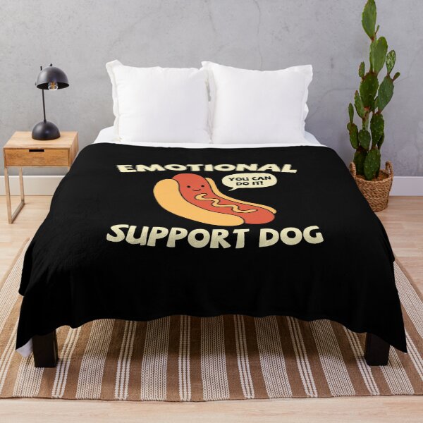 Item preview, Emotional Support Dog Hot Dog designed and sold by NQArtist.