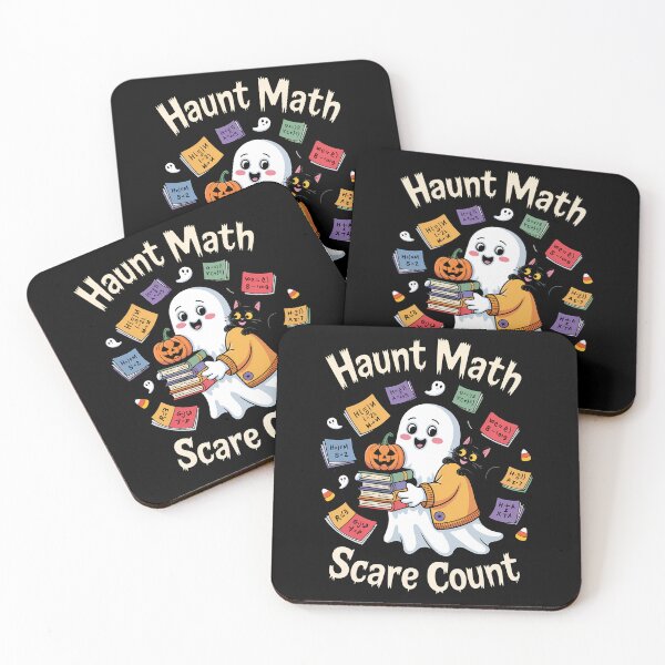 Item preview, Haunted Math Ghost – Cute Nerdy Halloween School Design designed and sold by Taans-Creation.