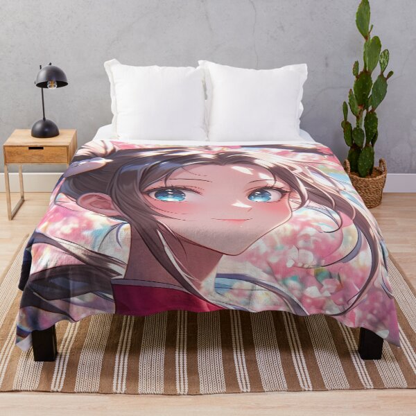 Item preview, Aoi Asahina Danganronpa Anime Cherry Blossom Spring Portrait designed and sold by juniorcastros.