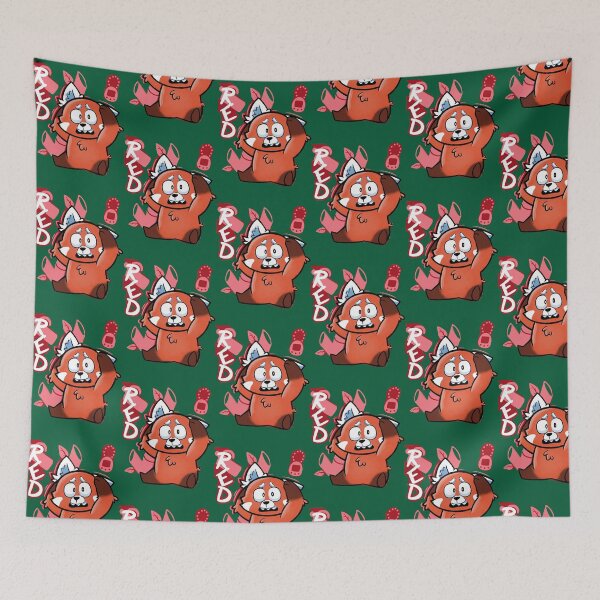 Item preview, funny cute turning red panda ,turning red movie  designed and sold by NecklaceArtGift.
