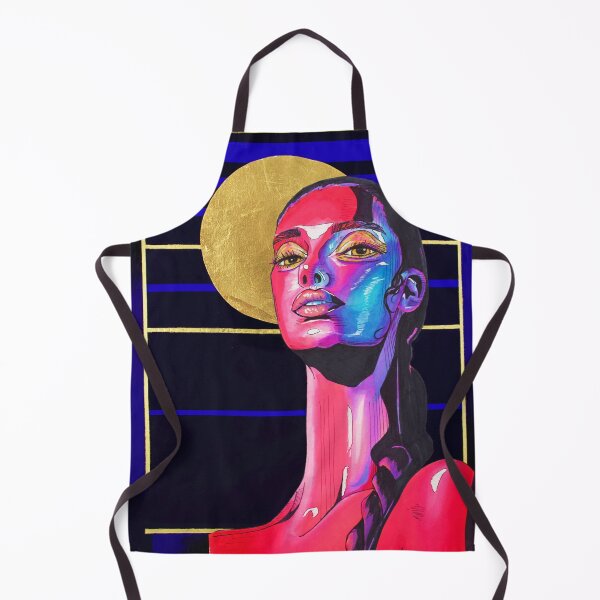 Item preview, Retrato surrealista de mujer, brillante y colorido designed and sold by GutterBloom.