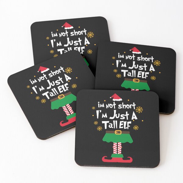 Item preview, I'M Not Short I'M Just A Tall Elf Funny Christmas designed and sold by basajbviner.