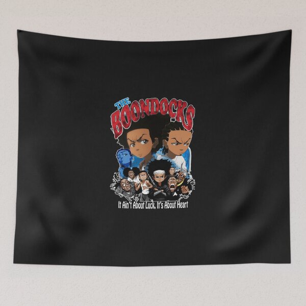 Aperçu de l'œuvre Affiche de la sitcom The-Boondocks créée et vendue par 9hh8gllfx.