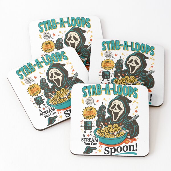 Item preview, Stab-A-Loops Horror Cereal Box Halloween Killer Breakfast designed and sold by RickBethke.