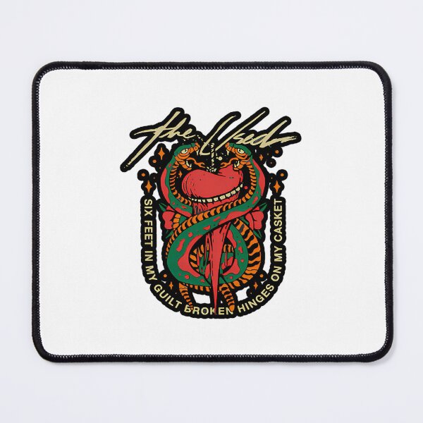 Item preview, Harness More Aggression Release Emotions Funky Two Snakes Around The Heart American Rock Band Gifts designed and sold by anarcana.