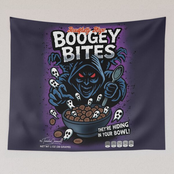 Item preview, Boogey Bites – Haunted Breakfast Cereal  designed and sold by October Forever.