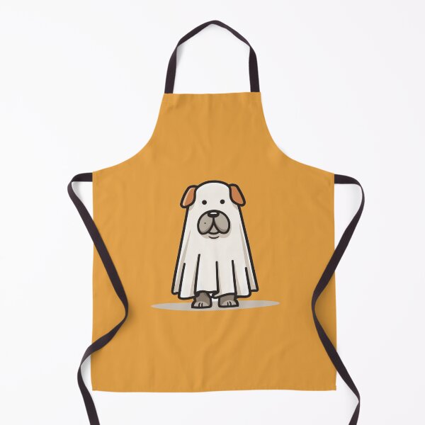 Item preview, Halloween Ghost Dog – Cute Minimal Illustration designed and sold by Clawffirmations.