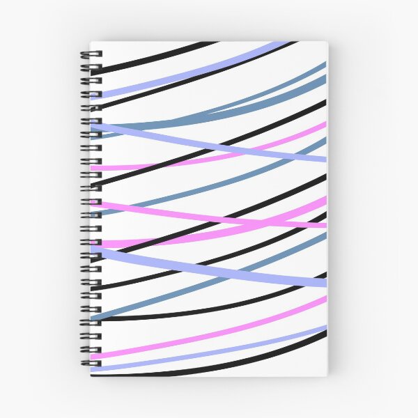 Item preview, Abstract pink and violet lines designed and sold by CREATINERY.