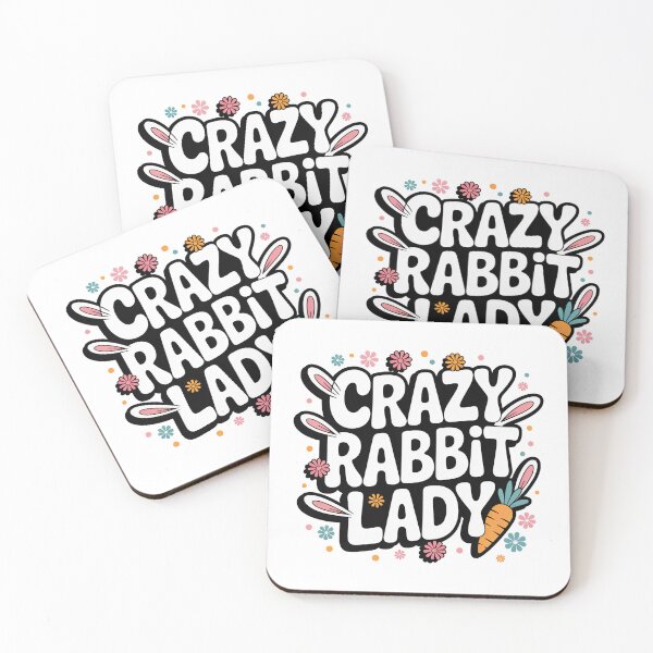 Item preview, Crazy Rabbit Lady designed and sold by graphic-genie.