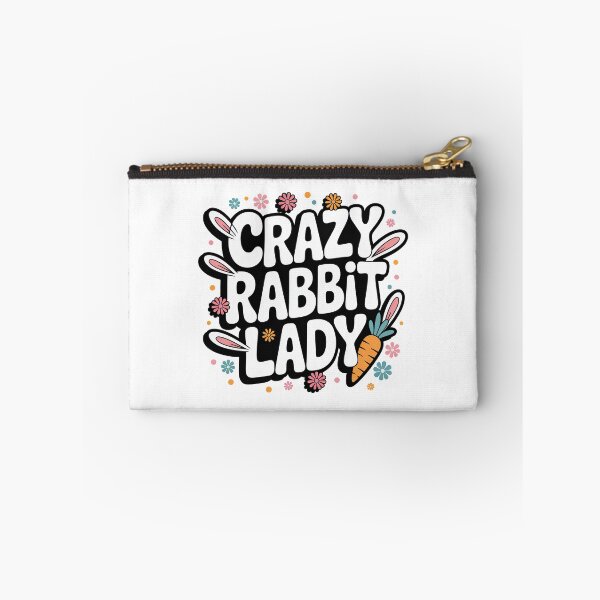 Item preview, Crazy Rabbit Lady designed and sold by graphic-genie.