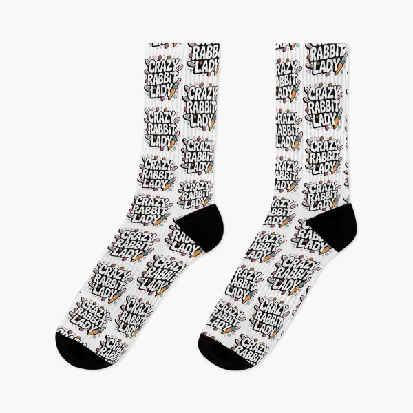Item preview, Crazy Rabbit Lady designed and sold by graphic-genie.