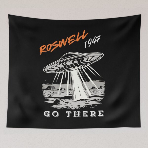 Item preview, Extraterrestrial Encounter – Roswell 1947 UFO Incident designed and sold by ALL ART .