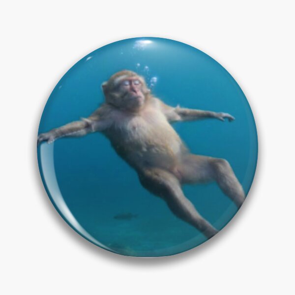 Item preview, Underwater Monkey meme designed and sold by monkey zone.