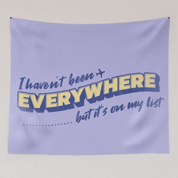Item preview, "I Haven't Been Everywhere, But It's on My List" - Perfect for Journaling, Note-taking, Travel Planning designed and sold by CornerstonePics.