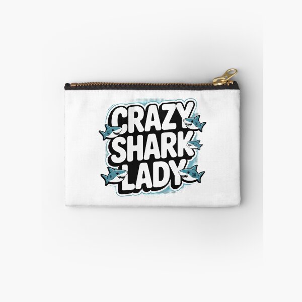 Item preview, Crazy Shark Lady designed and sold by graphic-genie.
