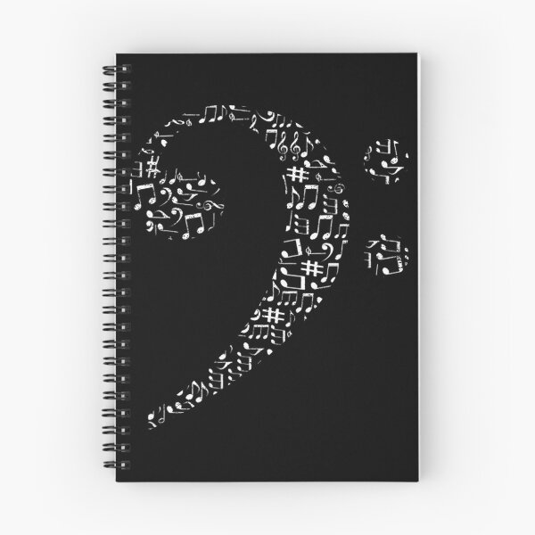 Item preview,  Bass Clef Bassist Musical Notes Bass Player  designed and sold by PatriziaKrug.