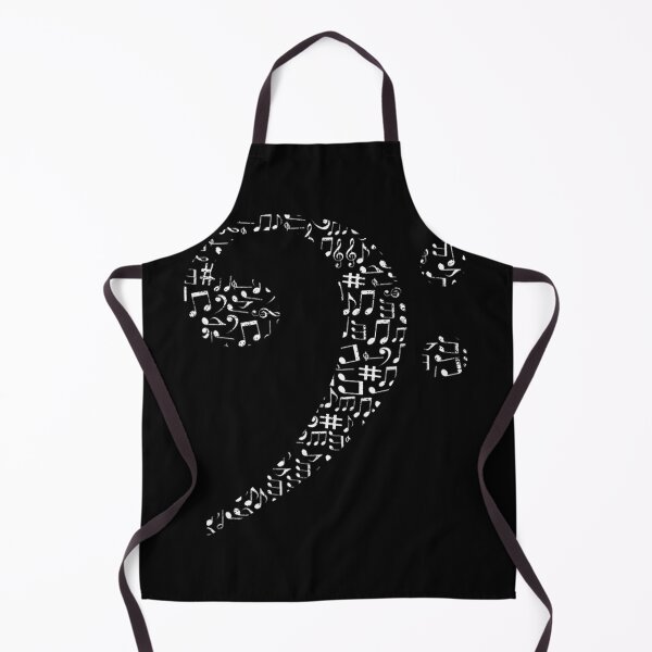 Item preview, Bass Clef Bassist Musical Notes Bass Player designed and sold by PatriziaKrug.