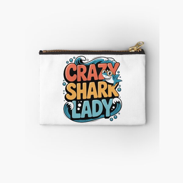 Item preview, Crazy Shark Lady designed and sold by graphic-genie.