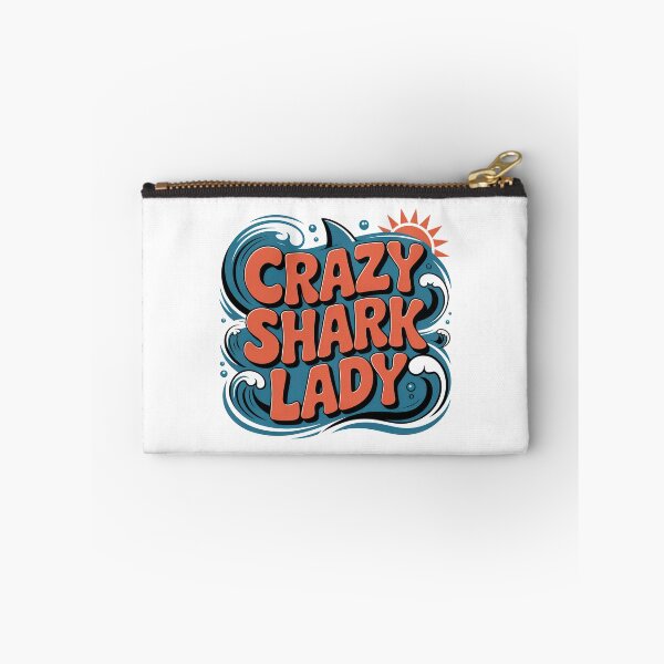 Item preview, Crazy Shark Lady designed and sold by graphic-genie.
